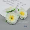 Rosa de Té Flor Simulada Rosa Flor Rosa Pequeña Accesorios Flor para Muñeca Flores para Hacer Guirnaldas Nupciales Venta al por Mayor Suministro Transfronterizo