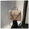 Nova Bolsa Mori 2024 Moda Feminina Texturizada Portátil Bolsa Kelly Bolsa de Ombro Transversal Bolsa de Trabalho Popular Deste Ano