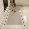 Tapetes de Piso para Cozinha São Simples e Luxuosos, Tapetes de Piso Domésticos de Lama Diatomácea de Secagem Rápida, Tapetes de Piso Antiderrapantes Absorventes de Água e Óleo para Banheiro para Entrega