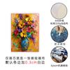 Temu Pintura Colgante para Dormitorio Floral Colorida Más Vendida Lienzo Inkjet Póster Jarrón Azul Pintura Decorativa para Estudio