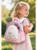 Mochila Infantil Ultra Ligera Nueva para Jardín de Infancia para Niñas, Lindo Diseño de Dibujos Animados, Adecuada para Clases Pequeñas, Medianas y Grandes, Edades 3-6, Mochila Pequeña de Doble Hombro, Exportación
