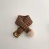 Bufanda Infantil Qiunan Otoño e Invierno Estilo K Lindo Oso Bufanda de Punto para Mantener Caliente y a Prueba de Frío Bufanda para el Cuello de Bebé