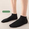 Meias de algodão penteado de primavera e outono para homens antibacteriano absorvente de suor respirável confortável algodão seco anti-pilling meias esportivas atacado