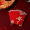 Boda Recogida de la Novia Mini Sobres Rojos Tamaño Pequeño Doble Felicidad Sobres Rojos Pequeños Sobres Lai See con Purpurina Bolsas de Sobres Rojos para Bloqueo de Puertas de Boda Venta al por Mayor