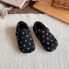 Zapatos de Algodón para Niñas Birkenstock con Felpa Extra Infantil 2026 Otoño/Invierno Nuevos Zapatos Cálidos Tipo Botín para Niñas Zapatos de Princesa para Bebé