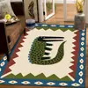 Alfombra de terciopelo de cristal de arte africano transfronteriza para dormitorio, resistente a la suciedad, lavable, duradera y fácil de mantener, adecuada para sala de estar