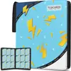Álbum de Tarjetas Pequeño de 9 Ranuras Transfronterizo, Popular Álbum de Tarjetas de Pokémon Coreano, Portatarjetas de PU, Álbum de Almacenamiento de Tarjetas de Juego, Tarjetas Pequeñas