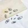 Fivela de Mola Polida de Aço Inoxidável Cauda de Peixe Acessórios para Joias DIY Ferragens Conexão de Colar Pulseira Fivela Japonesa Atacado