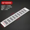 Malla de Ventilación para Gabinete de Aleación de Aluminio Blanco Cubierta Decorativa para Zapatero Rejilla de Agujero de Ventilación Rejilla de Disipación de Calor Agujero Cubierta de Agujero de Escape