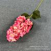 Flor artificial piña individual hortensia grande hortensia colorida boda salón de bodas fila de flores set decorativo de flores Mayoreo