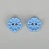 Botones Nuevos de Resina con Flores de Colores, Botones Lindos de Dibujos Animados para Coser a Mano de Niños, Botones Decorativos de Cuatro Agujeros para Suéteres y Cárdigans