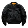 Artículo Popular de Exportación Transfronteriza Chaqueta Piloto Ma-1, Unisex, Cuello de Béisbol, Acolchada y Engrosada, Nylon Impermeable