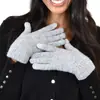Luvas Térmicas com Tela Sensível ao Toque para Fábrica Transfronteiriça para o Inverno, Unissex, Forradas com Lã, para Ciclismo ao Ar Livre, Tricotadas, Fornecimento Direto do Fabricante