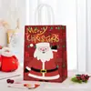 Nueva Bolsa de Regalo de Navidad Caja de Regalo Sorpresa Embalaje de Papel Bolsa de Papel Souvenir Bolsa de Mano de Papel Kraft