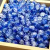 Cuentas de Flor Estallada con Esmalte de Hielo Agrietado de 8 mm Cuentas Sueltas Material para Pulsera Collar Pendiente Hecho a Mano DIY Adorno Accesorios Ninguno