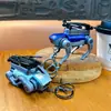 Criativo novo chaveiro de cachorrinho mecânico de voo de baixa altitude, divertido brinquedo transformável para alívio do estresse para estudantes, pequeno pingente atacado