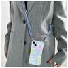 Funda Morada Estrella Dragón para iPhone 16 con Correa Cruzada para Apple 15promax Todo Incluido 14 Transparente 13
