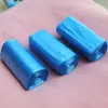 Bolsa de basura para cocina Suno engrosada portátil tipo chaleco extra gruesa rollo bolsa de plástico mediana plana negra 50*60