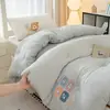 Colcha de gasa arrugada para dormitorio de estudiante universitario, núcleo engrosado, colcha individual para primavera/otoño, colcha de invierno, uso en todas las estaciones, nuevo modelo 2026