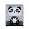 Adorno de Gato de la Suerte Panda Alimentado por Energía Solar, Agitando Automáticamente, Decoración para Coche y Escritorio, Pequeño Regalo en una Caja de Regalo