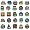 50Pzs Pegatinas de Camping Paisajes al Aire Libre Maleta Cuaderno Taza de Agua Decoración Graffiti Pegatinas Impermeables Mayoreo