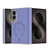 Adecuado para Samsung Galaxy Z Fold 8, funda de teléfono de carga inalámbrica magnética, funda de cuero con protección de bisagra magnética para Fold 7