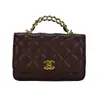 Bolso Acolchado Transfronterizo 2026 Nuevo Estilo Cadena de Moda Inspirado en Chanel Bolso de Hombro Caviar Bolso Cruzado Bolso de Mujer