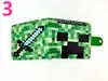 Carteira Dobrável Curta do Jogo Minecraft Steve Creeper Personalizada Criativa em Couro PU Carteira Masculina e Feminina