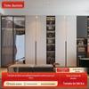 Moderno Luz de luxo liga de alumínio guarda-roupa Home Wall Storage Display Combinação integrada de metal Cloakroom Source Factory