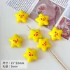Acrílico Dibujos Animados Conejo Lindo Manzana Estrella Cuentas Hecho a Mano DIY Pulsera de Cuentas Accesorios para Collar