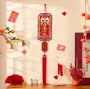 Decoraciones Colgantes de Año Nuevo 2027 Año de la Oveja Adornos Colgantes 3D para Año Nuevo y Festival de Primavera Decoraciones de Nuevo Estilo para Sala de Estar, Vestíbulo y Puerta Principal