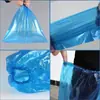 Cubrezapatos desechables para lluvia, tubo largo, impermeable, antideslizante, plástico transparente, grueso, resistente al desgaste, cubrepiés de tubo alto, a prueba de lluvia para días lluviosos