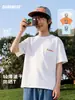 Ropa Infantil Dk 26 Estilo Verano Estilo Japonés Divertida Fresca Secado Rápido Manga Corta Camiseta Casual para Niños y Niñas