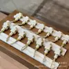 Accesorios para Conector de Tres Vías Sherpa Glass con Incrustaciones Divididas, Joyería DIY D41