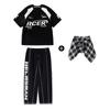 Traje de Street Dance para Niños Traje de Hip Hop para Niños Hiphop para Niños Verano Estilo Motocicleta Americana Traje de Presentación