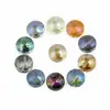 Accesorios para joyería hechos a mano DIY cuentas de vidrio de cristal con forma de presión de agujero mediano colgante 20MM ojo de buey cuentas sueltas venta al por mayor