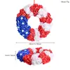 Transfronteiriça novo Dia Nacional dos EUA Dia da Independência dos EUA guirlanda vermelho branco azul estrela de cinco pontas adereços de vestido de feriado decoração