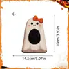 Decoraciones de Madera de Doble Capa con Letras de Halloween 'Boo' Adornos Creativos para Estanterías Decoraciones de Escritorio Ambiente Festivo Accesorios