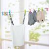 Paquete de 30 Pinzas para Ropa Clip Ropa Interior Calcetines Plástico Clip Pequeño con Cesta de Almacenamiento Pinza para Secar Ropa de Edredón