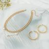 Oriente Médio Hot Style Conjunto de Jóias Colar Brincos Conjunto Cadeia Cadeia Brincos Colar de Pérolas