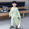 Conjunto de Sudadera Labubu para Niños, Nuevo Estilo Primavera y Otoño 2026, Atuendo de Primavera Elegante para Bebés, Conjunto Deportivo de Dos Piezas para Niños