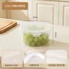 Caixa de Armazenamento de Suplemento Alimentar de Frutas Lancheira Caixa de Bento para Almoço Venda Direta do Fabricante PP de Grau Alimentício Caixa Selada para Conservar Fresco