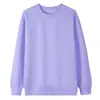 Directo del fabricante, nueva sudadera gruesa de peso pesado 320G de color sólido para niños y niñas, top de cuello redondo y manga larga