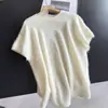 2026 Novo Estilo Elegante Suéter de Lã Tricotado Solto Camisa Base Engrossada Suéter Feminino Forrado com Lã Atacado N1DS830