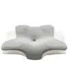 Almohada de Memoria con Forma de Mariposa Transfronteriza, Almohada de Rebote Lento para Protección del Cuello, Núcleo de Almohada de Espuma Viscoelástica, Protección de la Columna Cervical y Funda, Almohada de Forma Especial