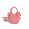 Bolsa Infantil 2026 Nuevo Estilo Primavera Temprana Europea y Americana de Gama Alta Patrón Lichi Mini Bolso de Mano Bolso Cubo de Nicho Bolso Cruzado