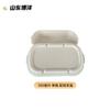 Caixa descartável para salada bento, lancheira leve para alimentos, caixa de polpa para lanche, embalagem de bento degradável para viagem, atacado