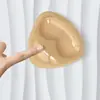 Almofada Triangular para Peito com Injeção de Cola Dupla Face Almofada Espessa Multifuncional Inserção Pequena para Peito Push-up Grande Almofada Interna para Vestido de Noiva Biquíni