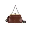 Bolsas, Bolsas Transversais, Bolsas de Ombro Versáteis de Alta Qualidade para o Dia a Dia Feminino, Bolsas Estilo Concha com Fecho de Clipe Retrô, Alças de Ombro Largas, Bolsas Femininas