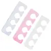 Separador de Dedos de Pie para Uñas Separador de Molienda para Arte de Uñas Herramienta para Arte de Uñas Separador de Dedos de Pie de Goma Suave Suave Cómodo Reutilizable